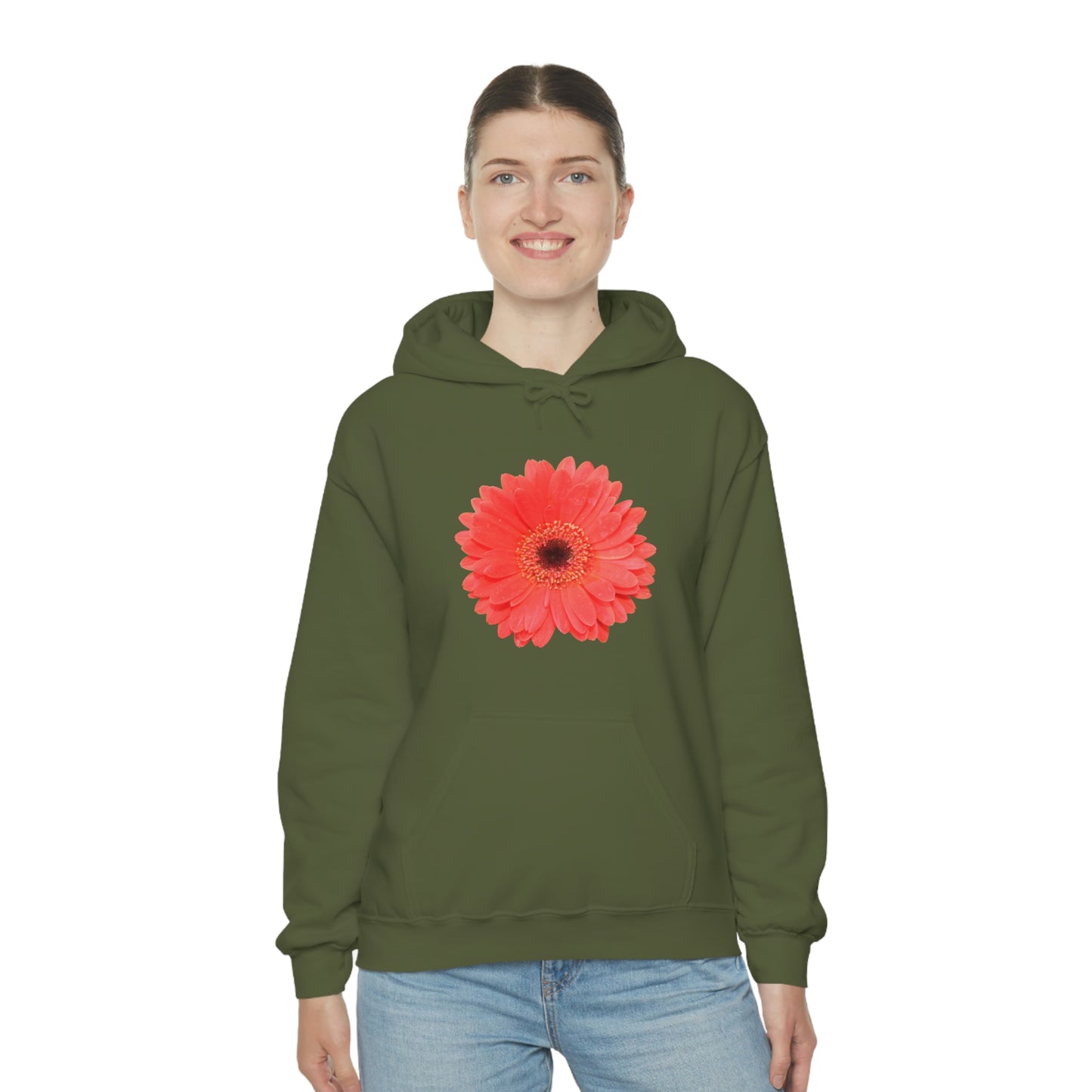 Floral Unisex Heavy Blend™ Hooded Sweatshirt