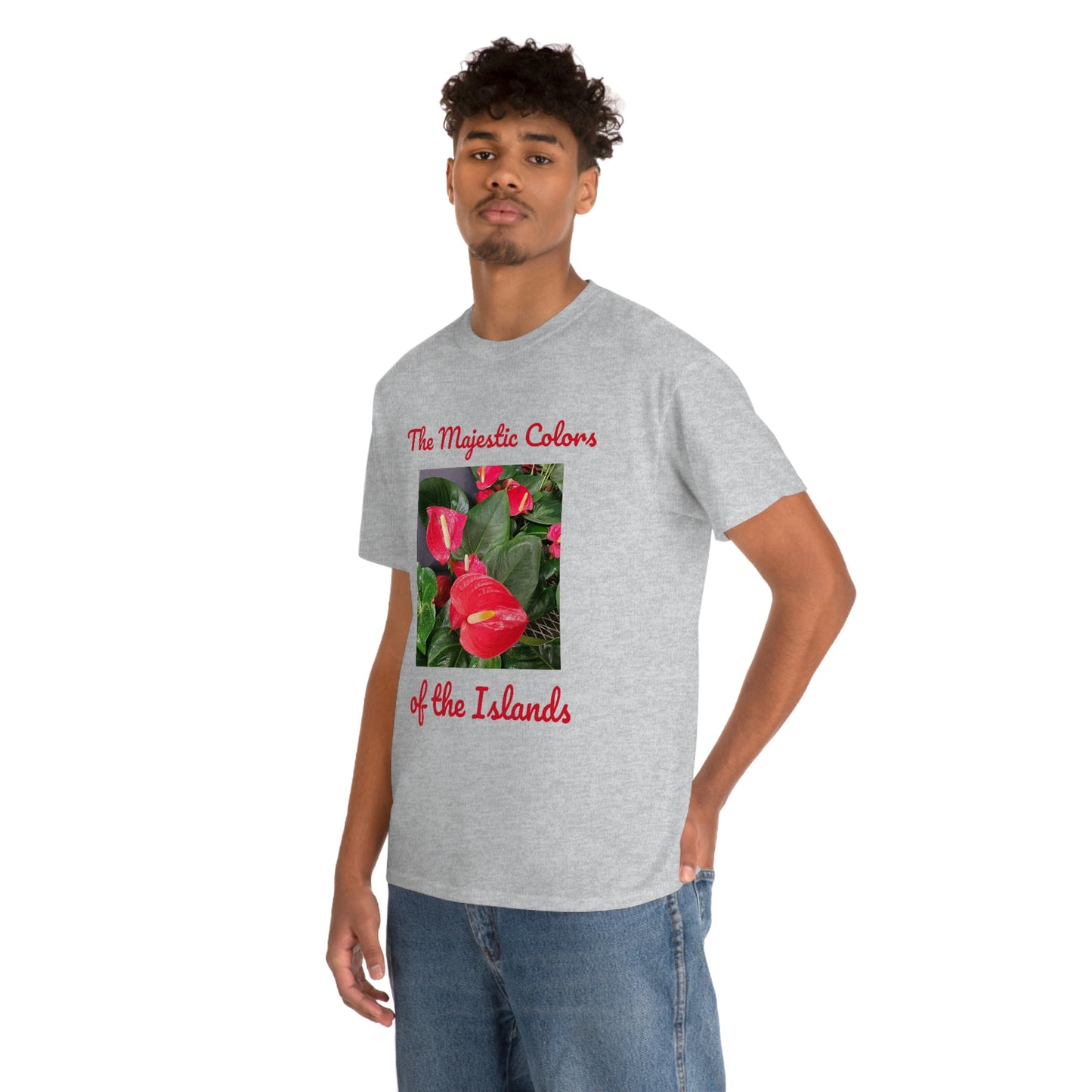 Islander Anthurium Unisex Heavy Cotton Tee