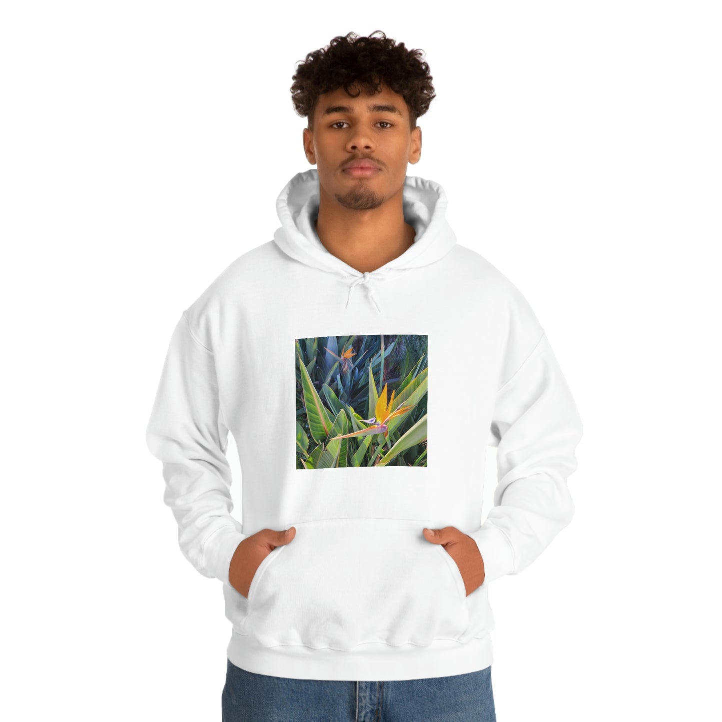 Island Style Bird of Paradise Unisex Heavy Blend™ Hooded Sweatshirt