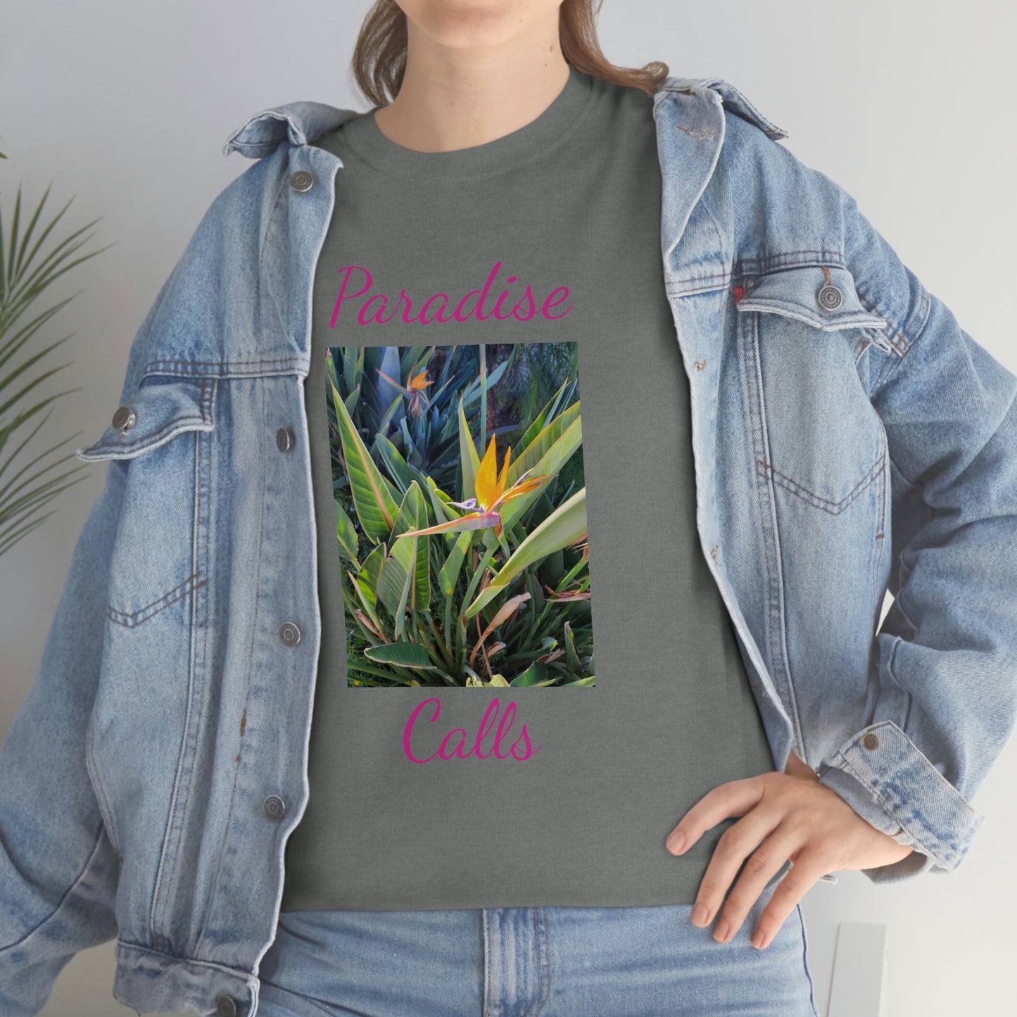 Islander Bird of Paradise Unisex Heavy Cotton Tee