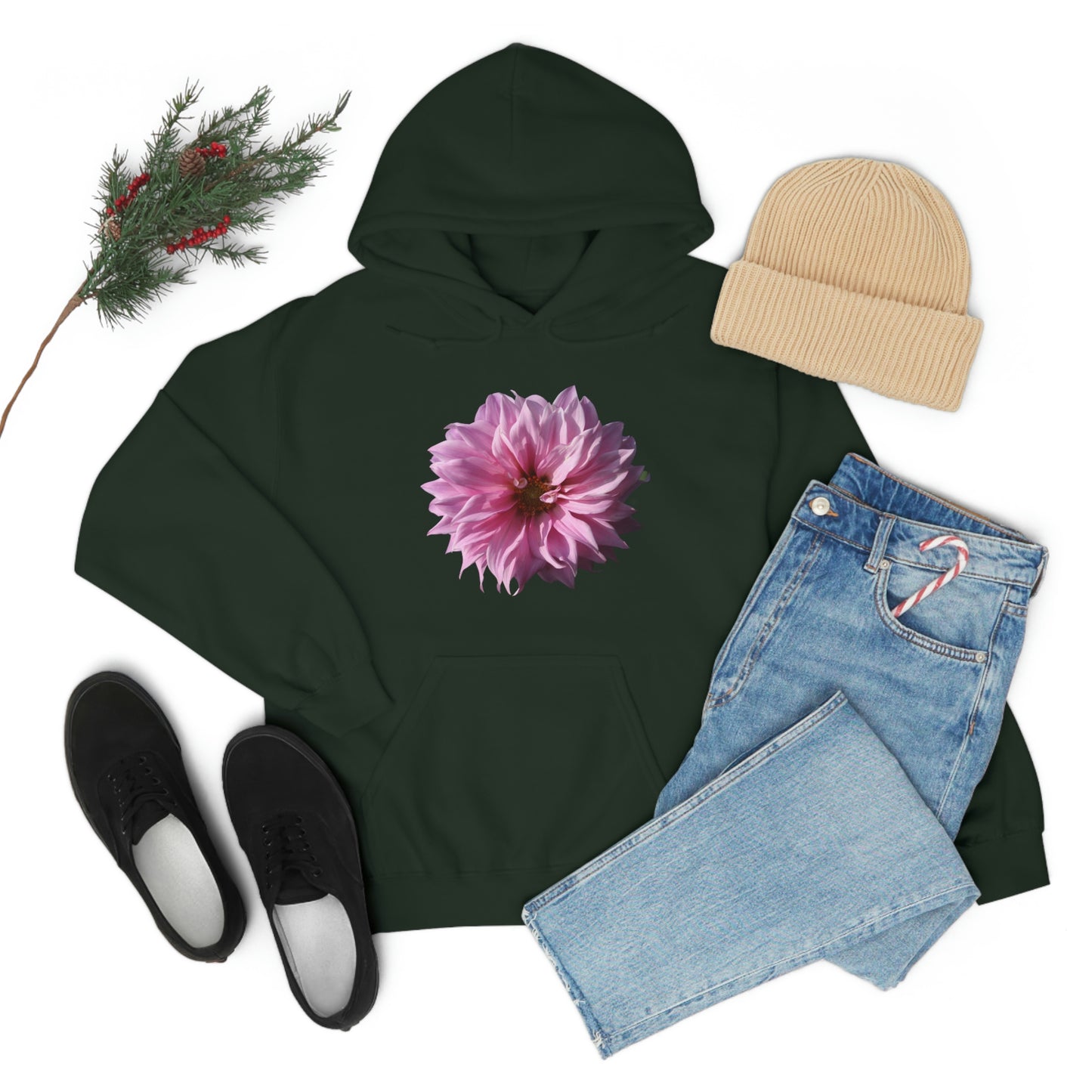 Floral Unisex Heavy Blend™ Hooded Sweatshirt