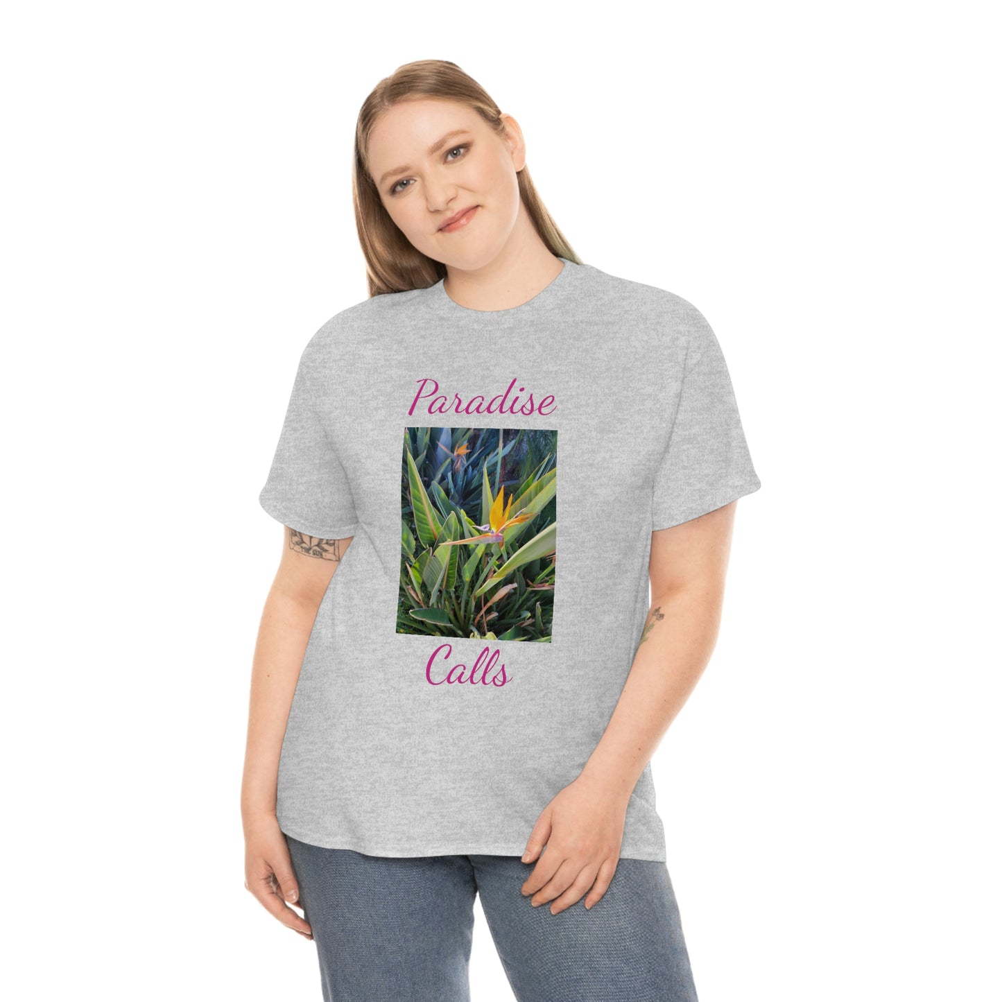 Islander Bird of Paradise Unisex Heavy Cotton Tee