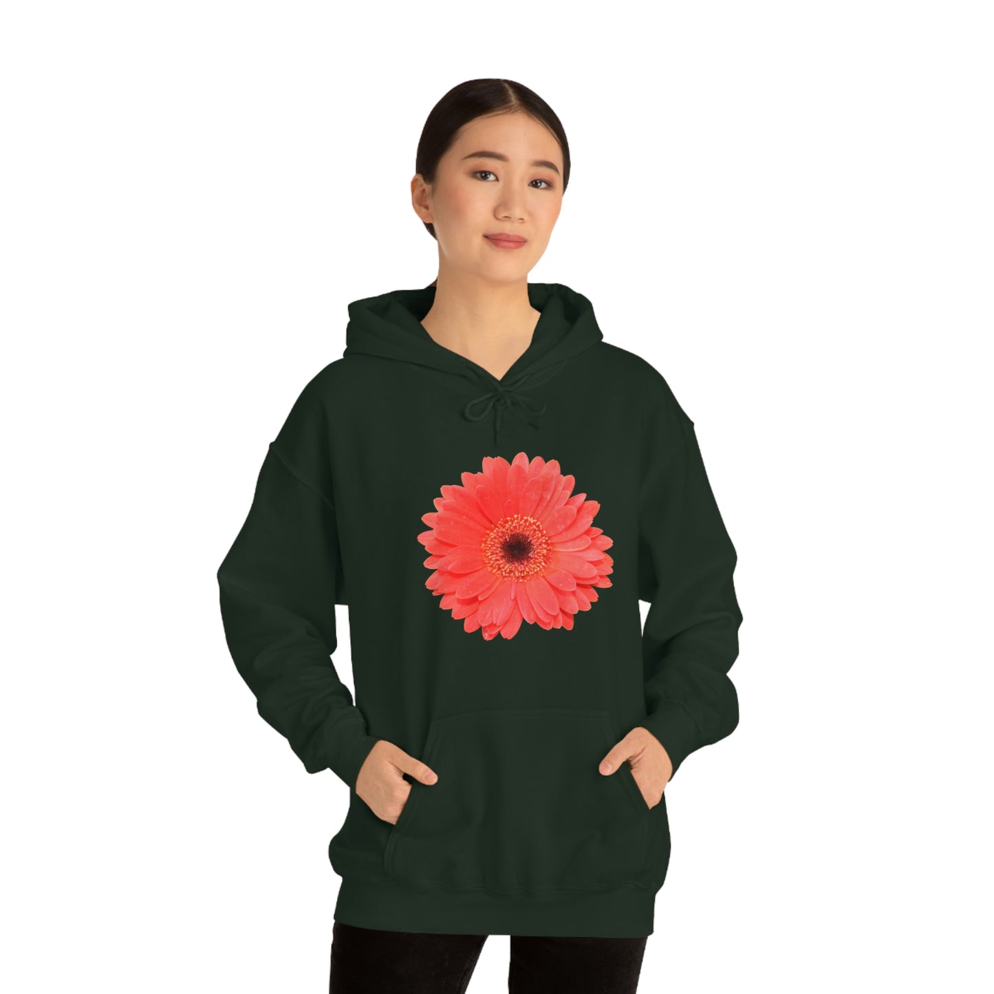 Floral Unisex Heavy Blend™ Hooded Sweatshirt