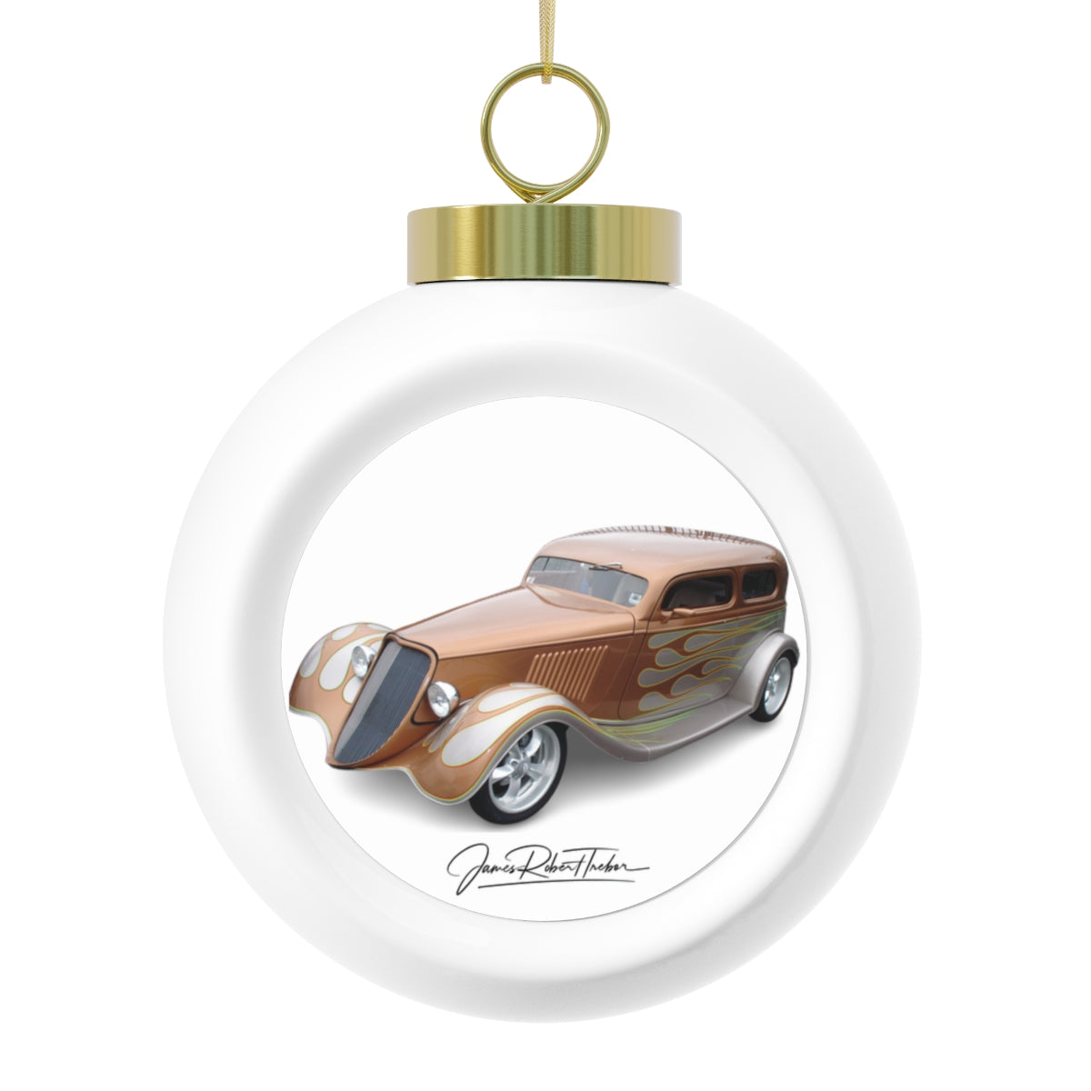 Hotrods Christmas Ball Ornament