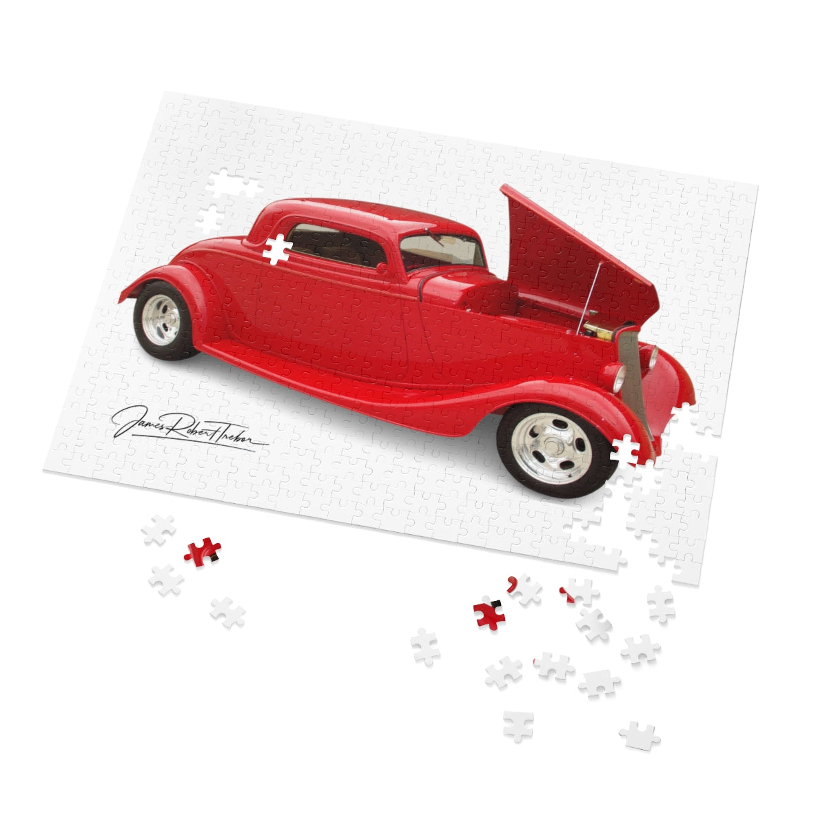 Hotrods 3 Window Coupe Jigsaw Puzzle (252, 500-Piece)