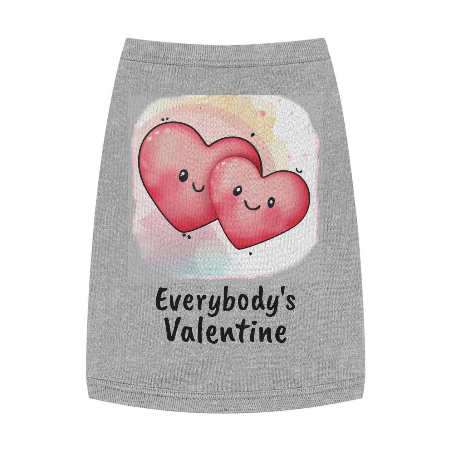 Valentine's Gray Pet Tank Top