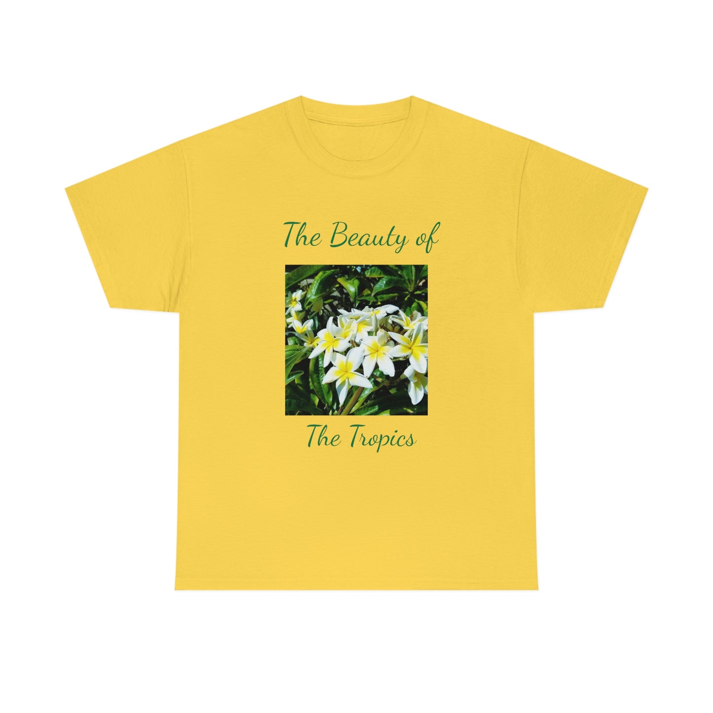 Islander Plumeria Unisex Heavy Cotton Tee