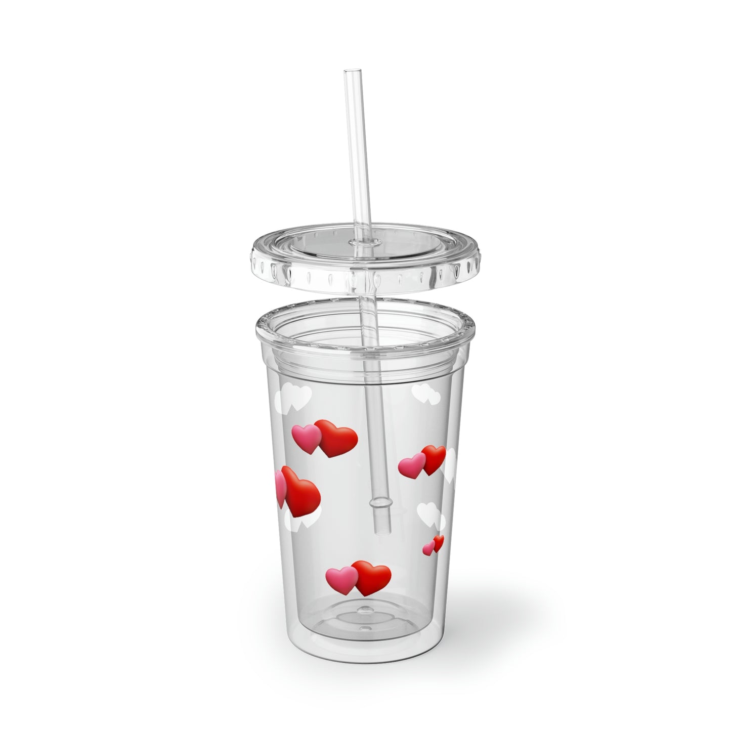 Valentine Hearts Suave Acrylic Cup