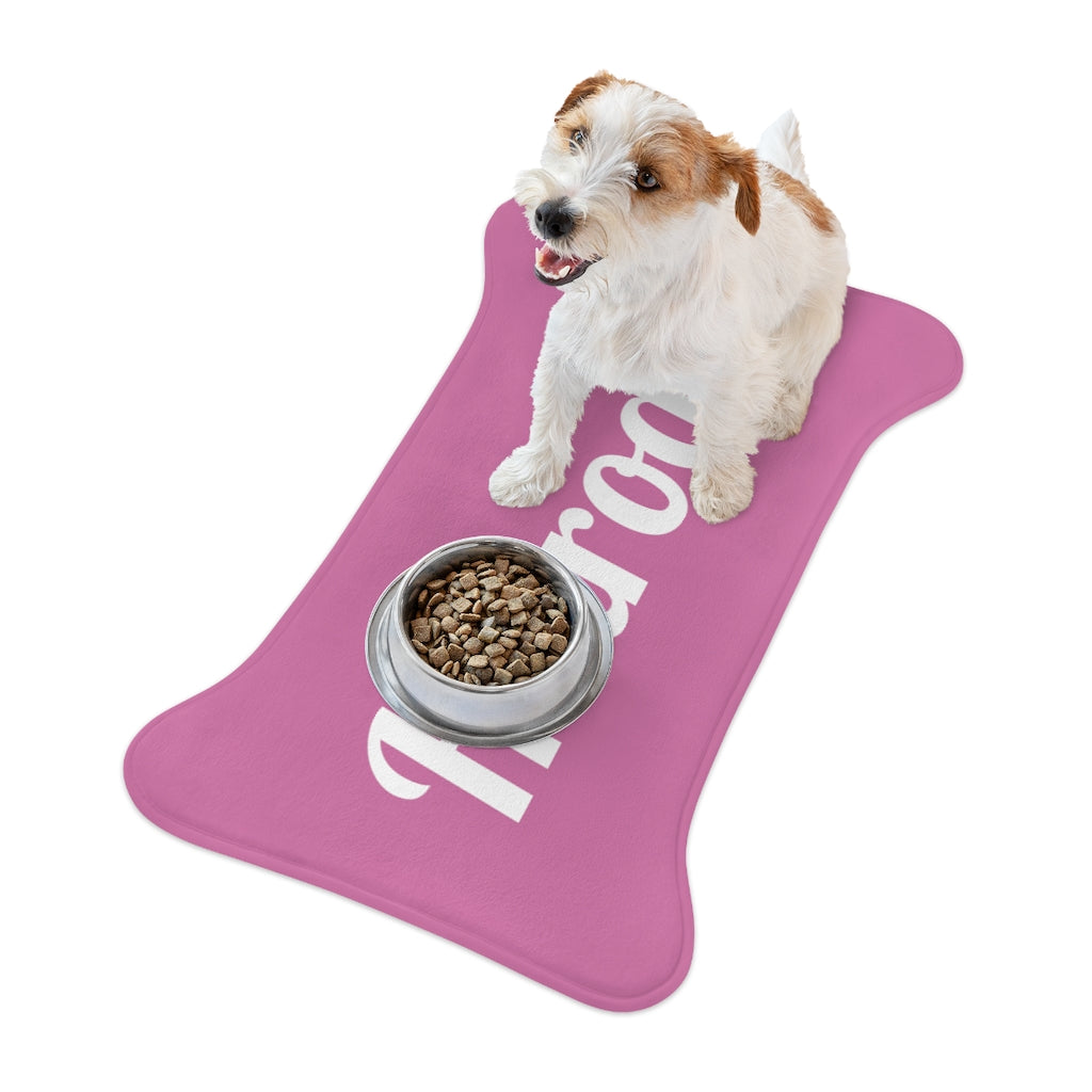 Hotrods Pet Feeding Mats - White print