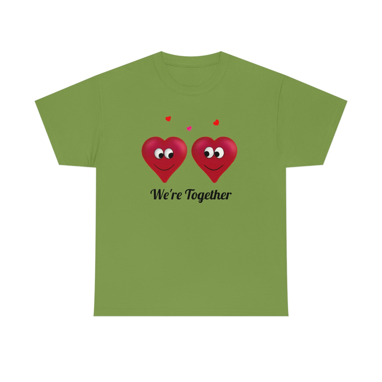 Valentine's "We're Together" Unisex Heavy Cotton Tee