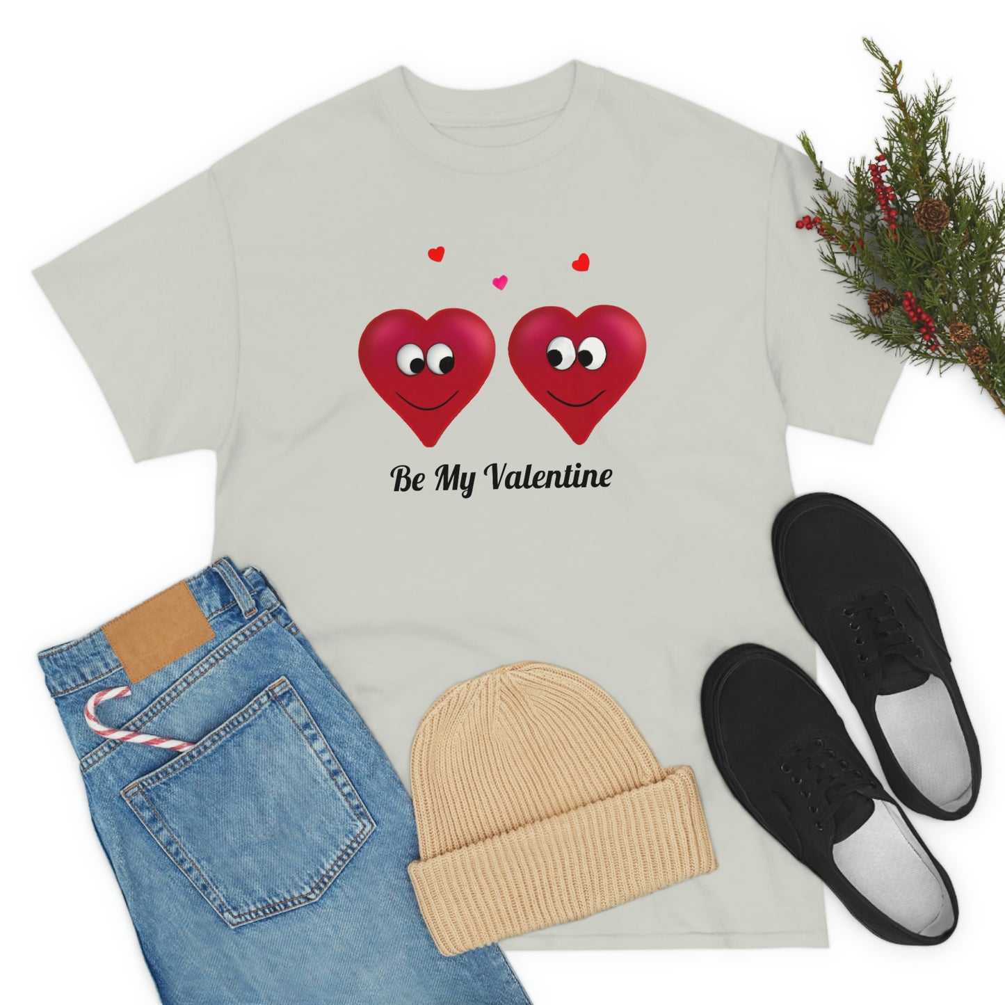 Valentine's "Be My Valentine" Unisex Heavy Cotton Tee