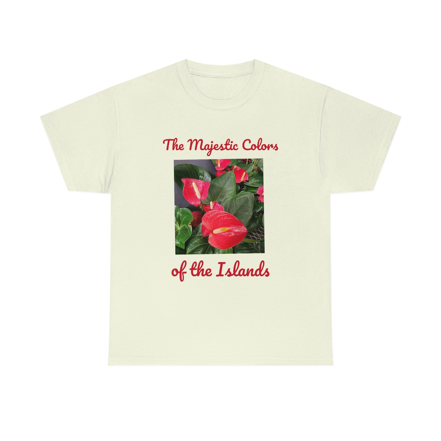 Islander Anthurium Unisex Heavy Cotton Tee