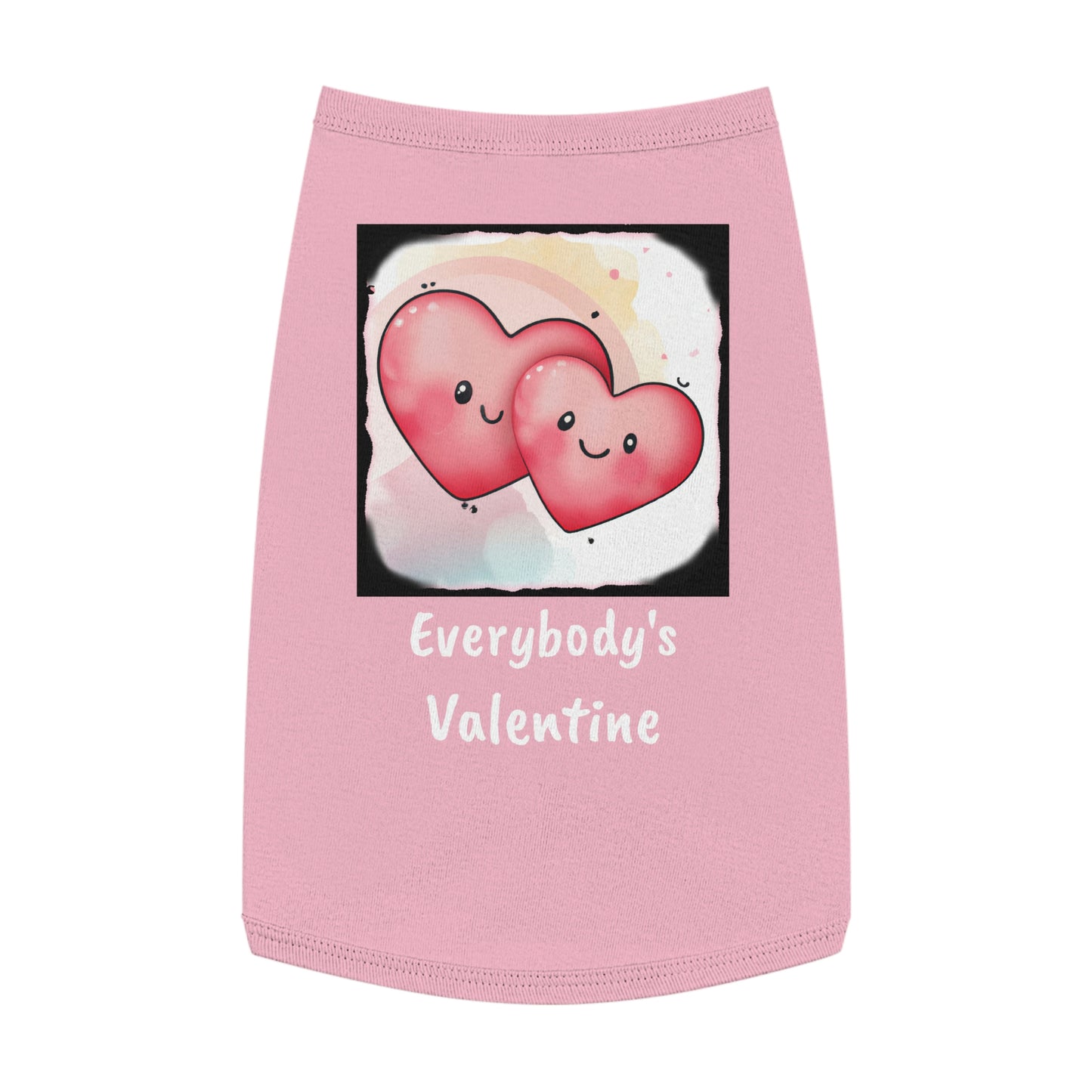 Valentine's Black Pet Tank Top