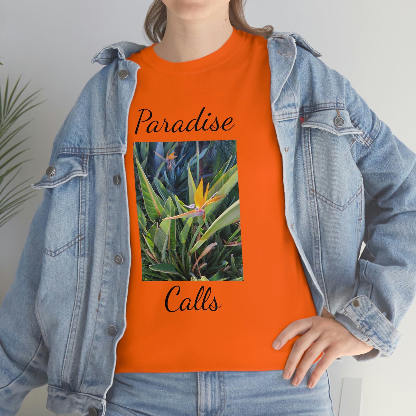 Islander Bird of Paradise Unisex Heavy Cotton Tee