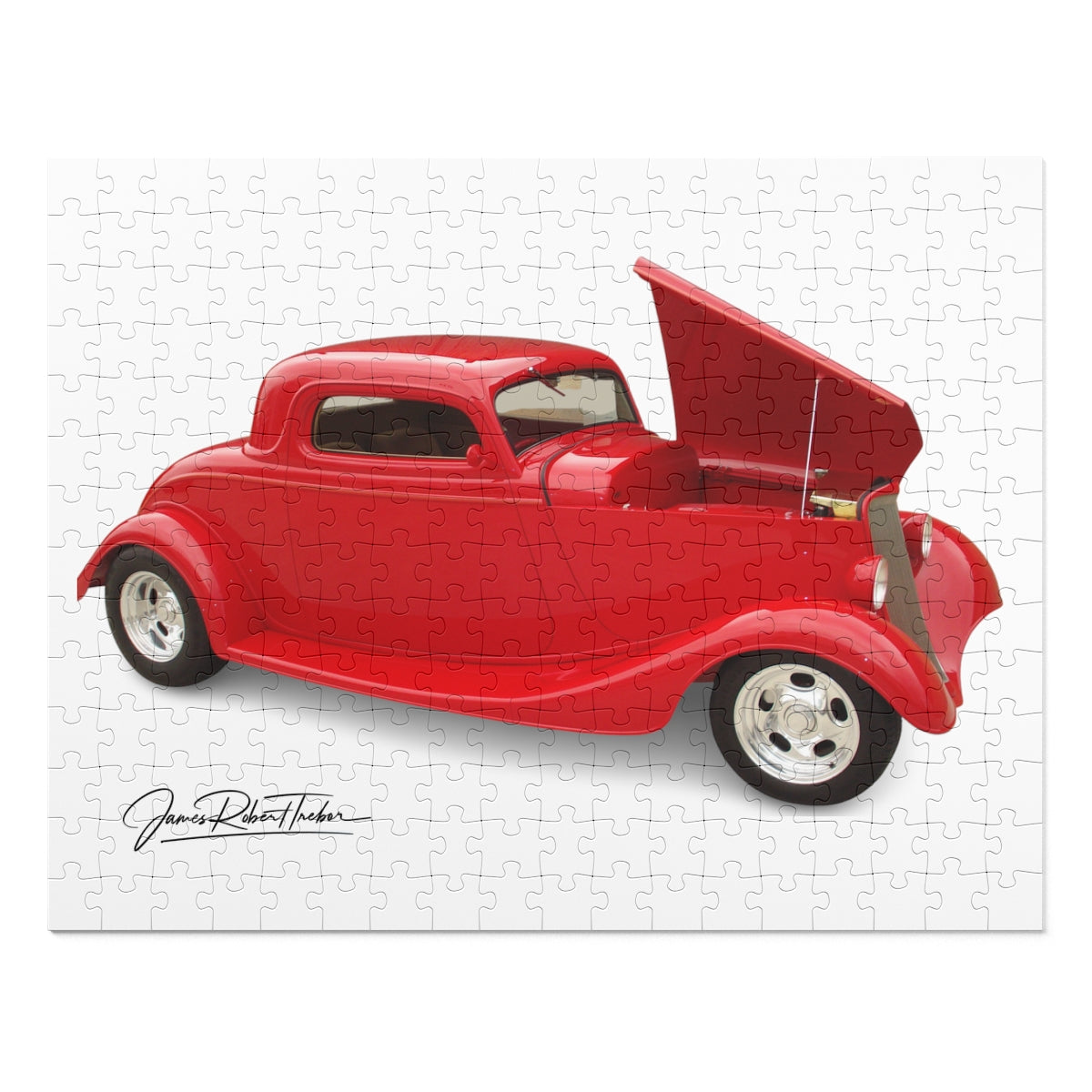 Hotrods 3 Window Coupe Jigsaw Puzzle (252, 500-Piece)