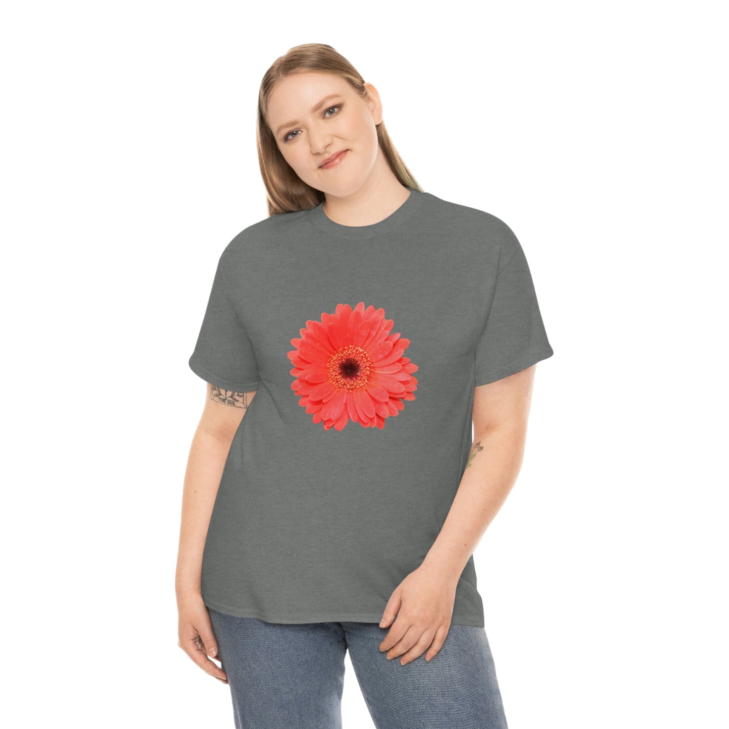 Floral Unisex Heavy Cotton Tee