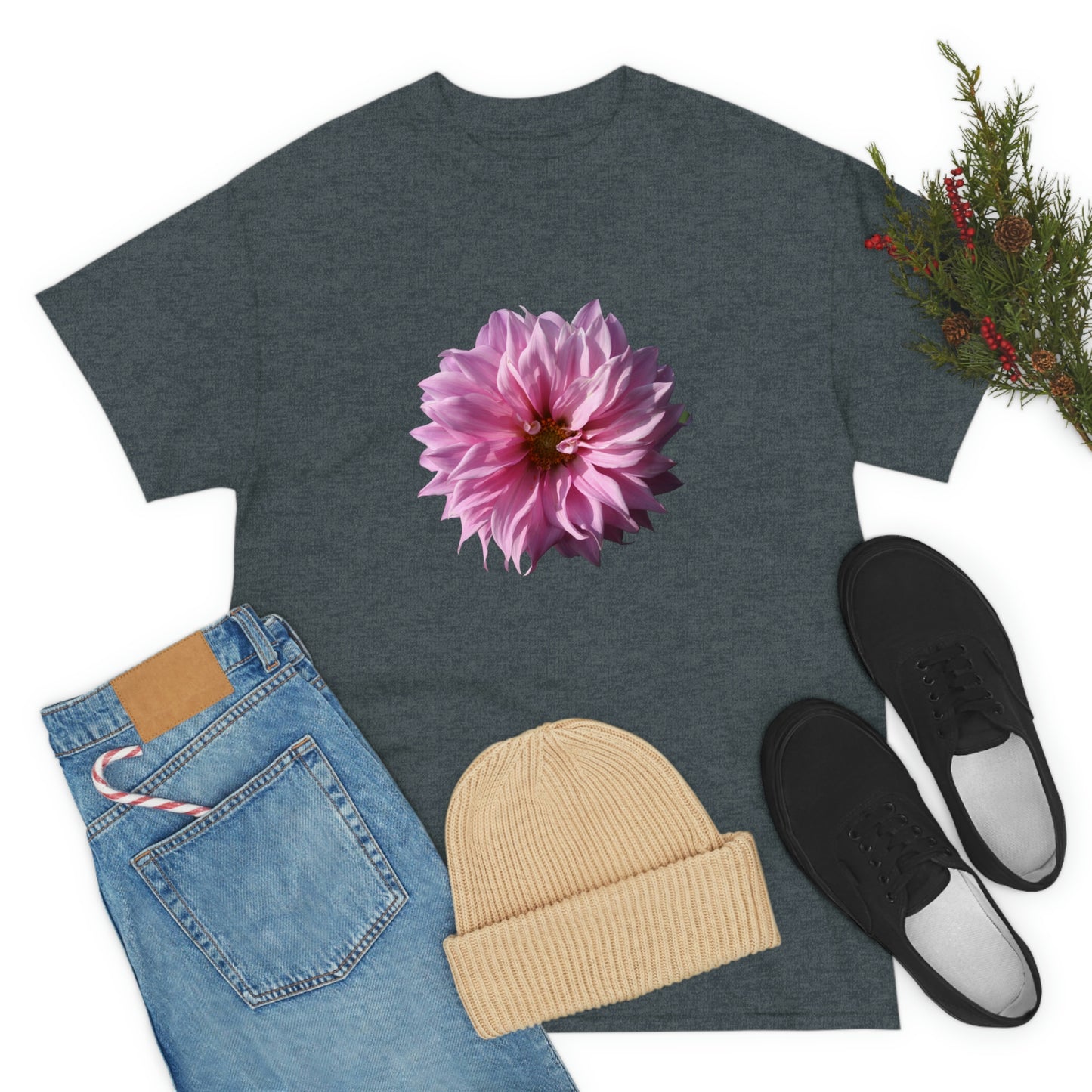 Floral Unisex Heavy Cotton Tee