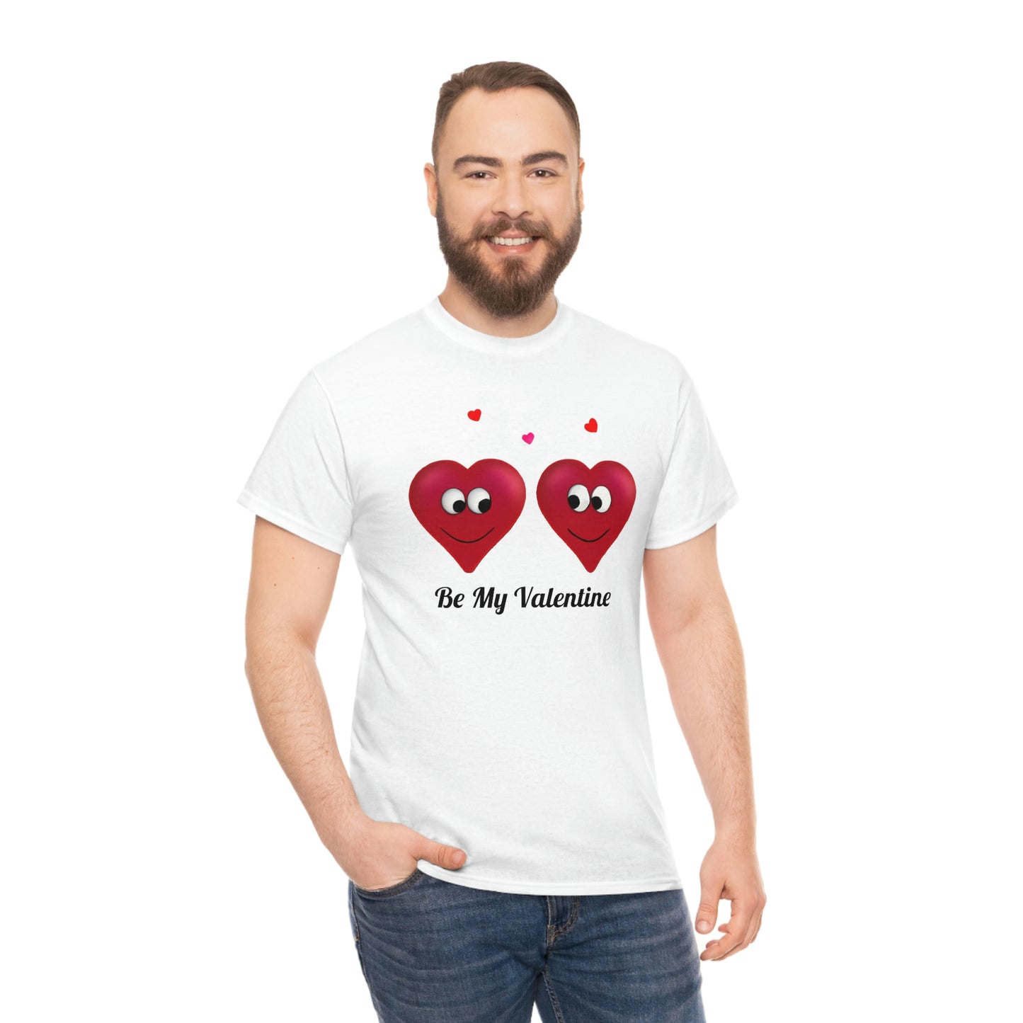 Valentine's "Be My Valentine" Unisex Heavy Cotton Tee