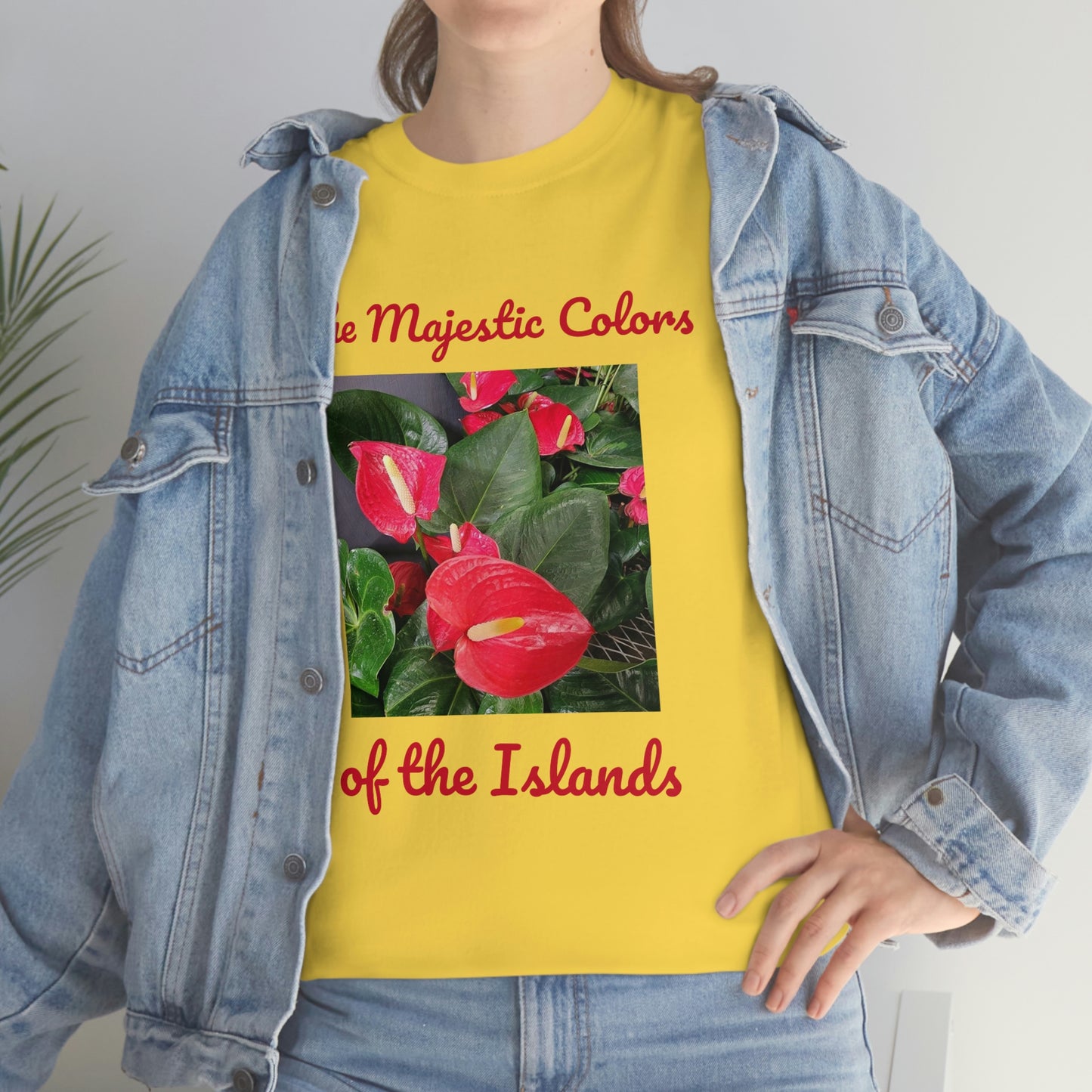 Islander Anthurium Unisex Heavy Cotton Tee