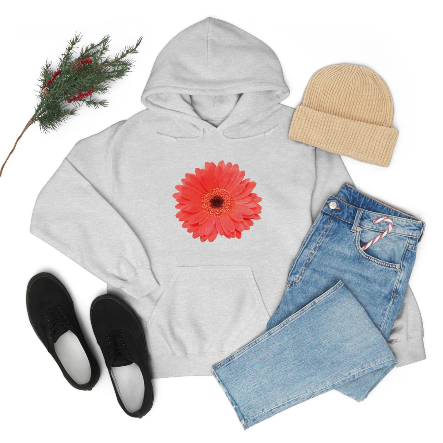 Floral Unisex Heavy Blend™ Hooded Sweatshirt