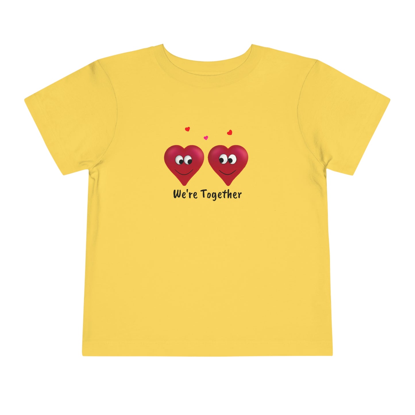 Valentine's "We're Together" Toddler Short Sleeve Tee