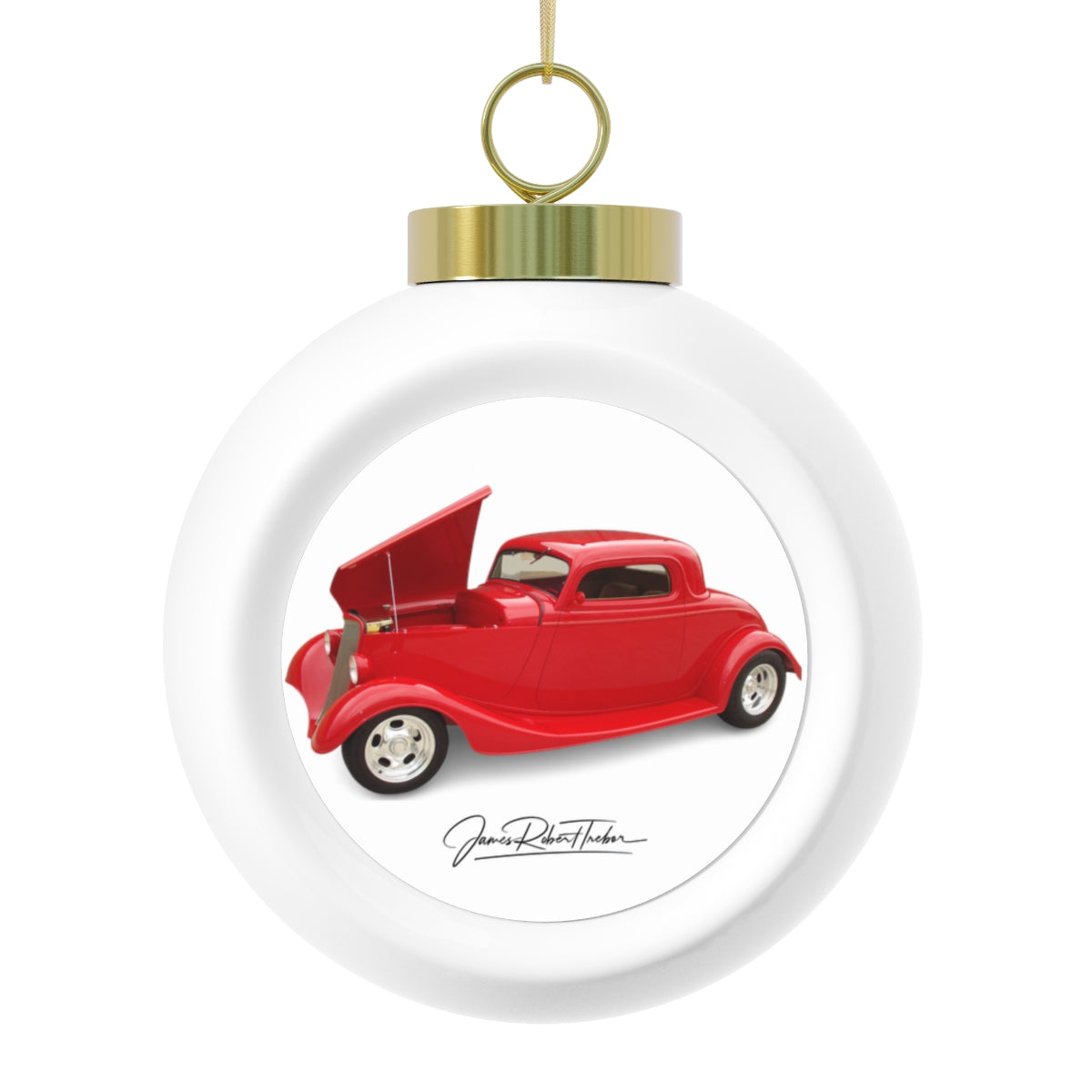 Hotrods Christmas Ball Ornament