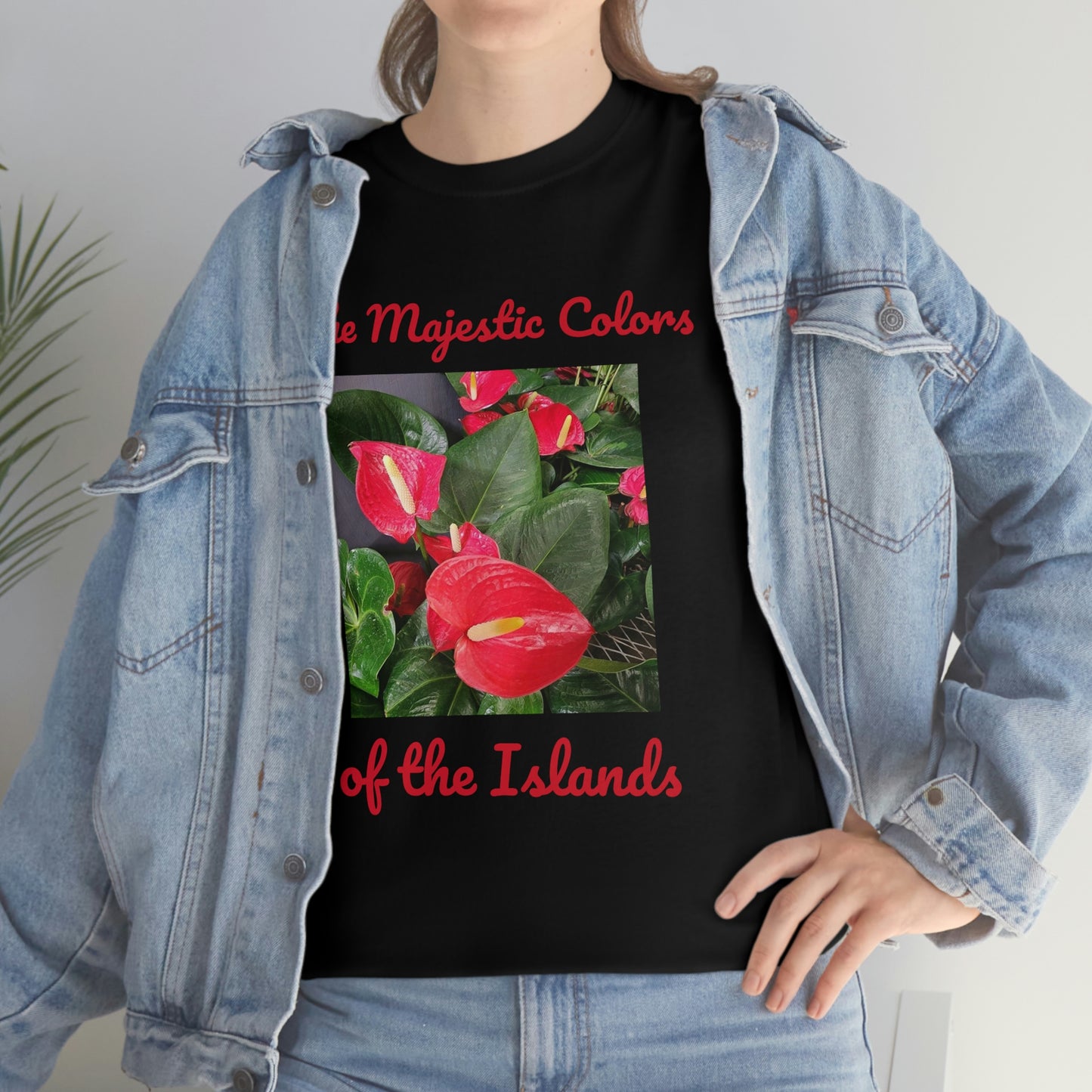 Islander Anthurium Unisex Heavy Cotton Tee