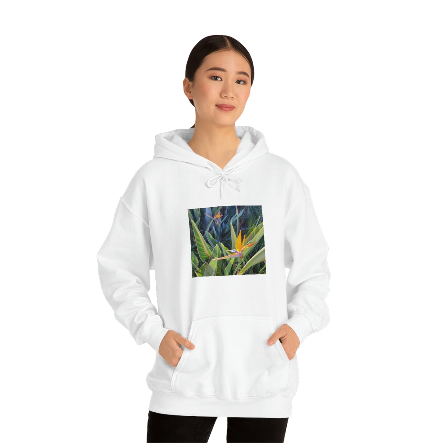 Island Style Bird of Paradise Unisex Heavy Blend™ Hooded Sweatshirt