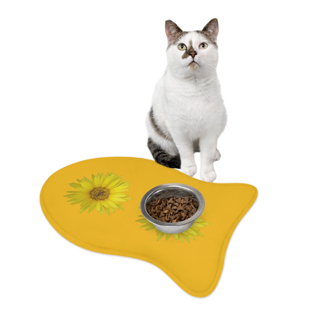 Floral "Daisy Mum" Pet Feeding Mats