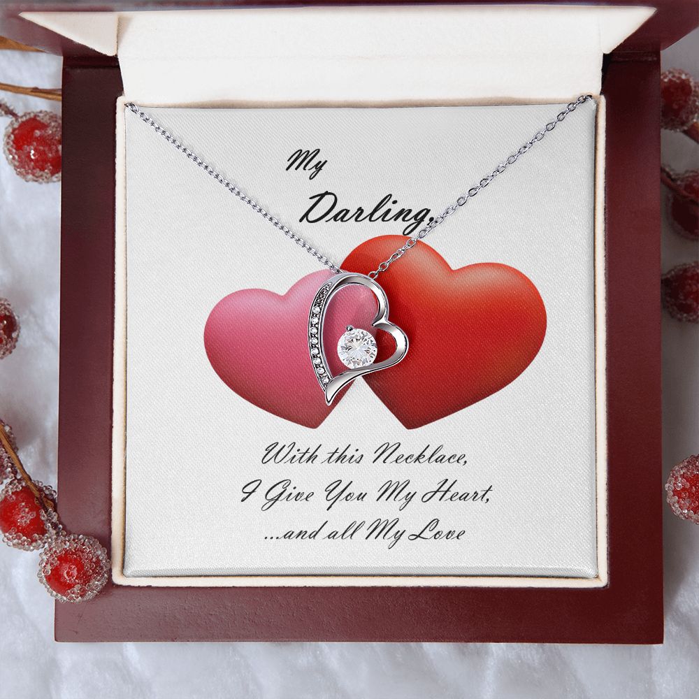 Elegant "Forever Love" Pendant Necklace