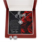 Eternal Love Knot Earing and Necklace Set