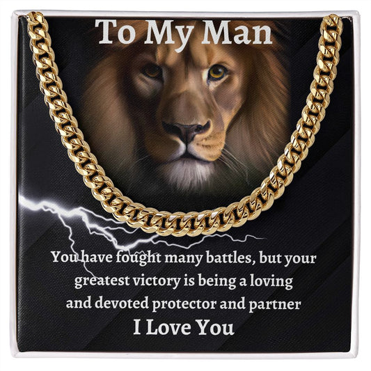My Man - Cuban Link Necklace