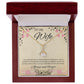 Wife - Alluring Beauty Necklace (White or Yellow Gold)