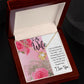 Wife - Love Knot Necklace (White or Yellow Gold)