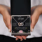 Wife - Interlocking Hearts Necklace (Polished surgical steel and Rose Gold or Yellow Gold)-
