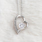 Elegant "Forever Love" Pendant Necklace