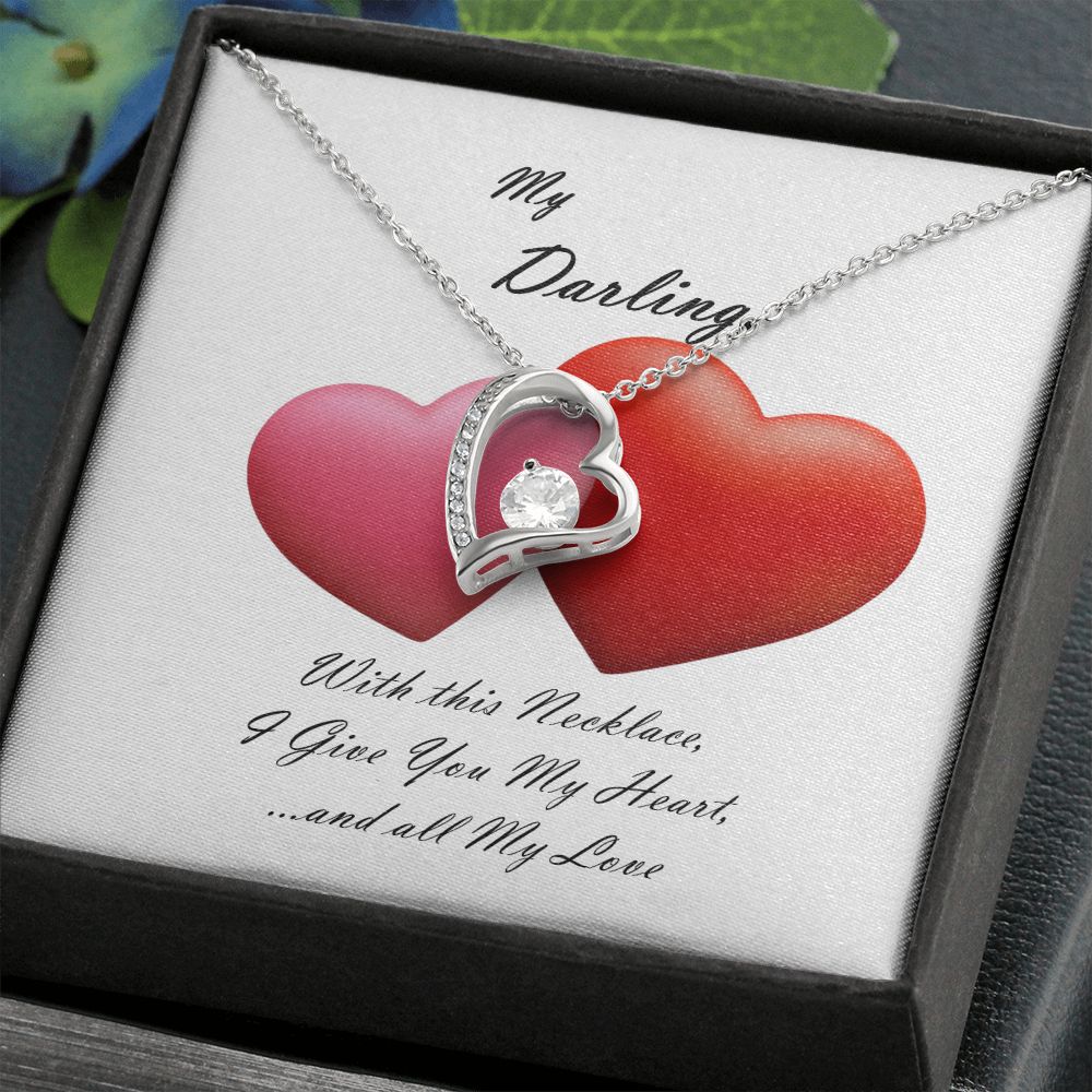 Elegant "Forever Love" Pendant Necklace