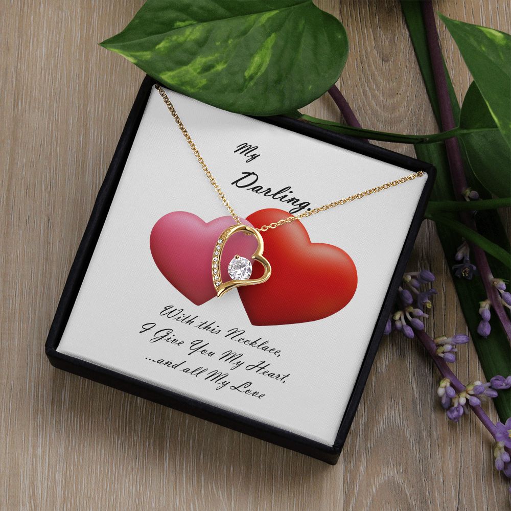 Elegant "Forever Love" Pendant Necklace