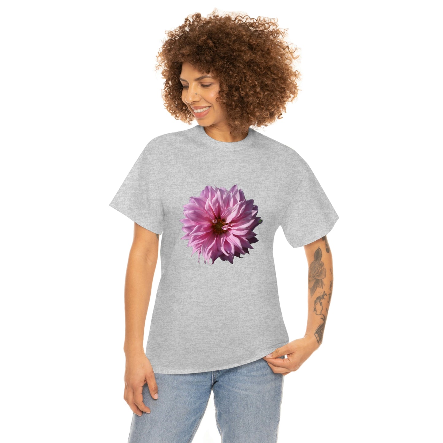 Floral Unisex Heavy Cotton Tee