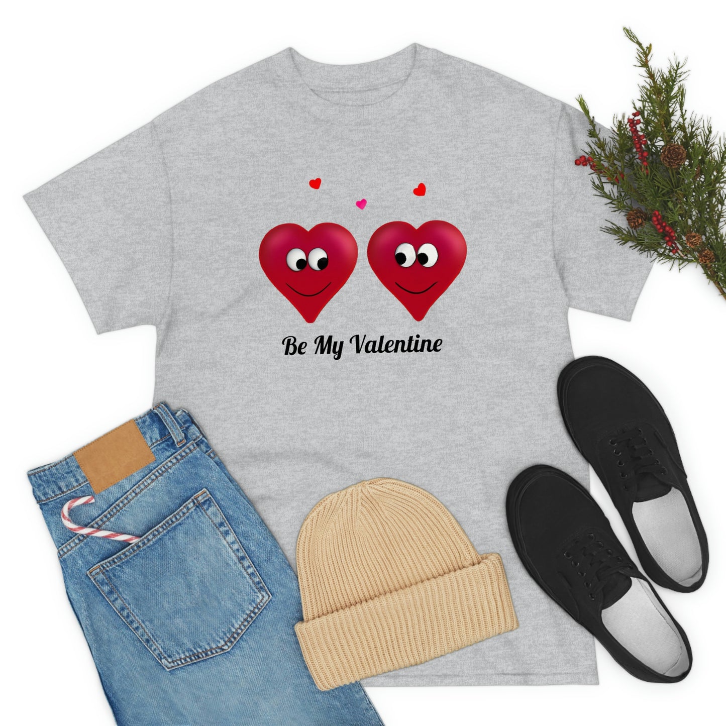 Valentine's "Be My Valentine" Unisex Heavy Cotton Tee