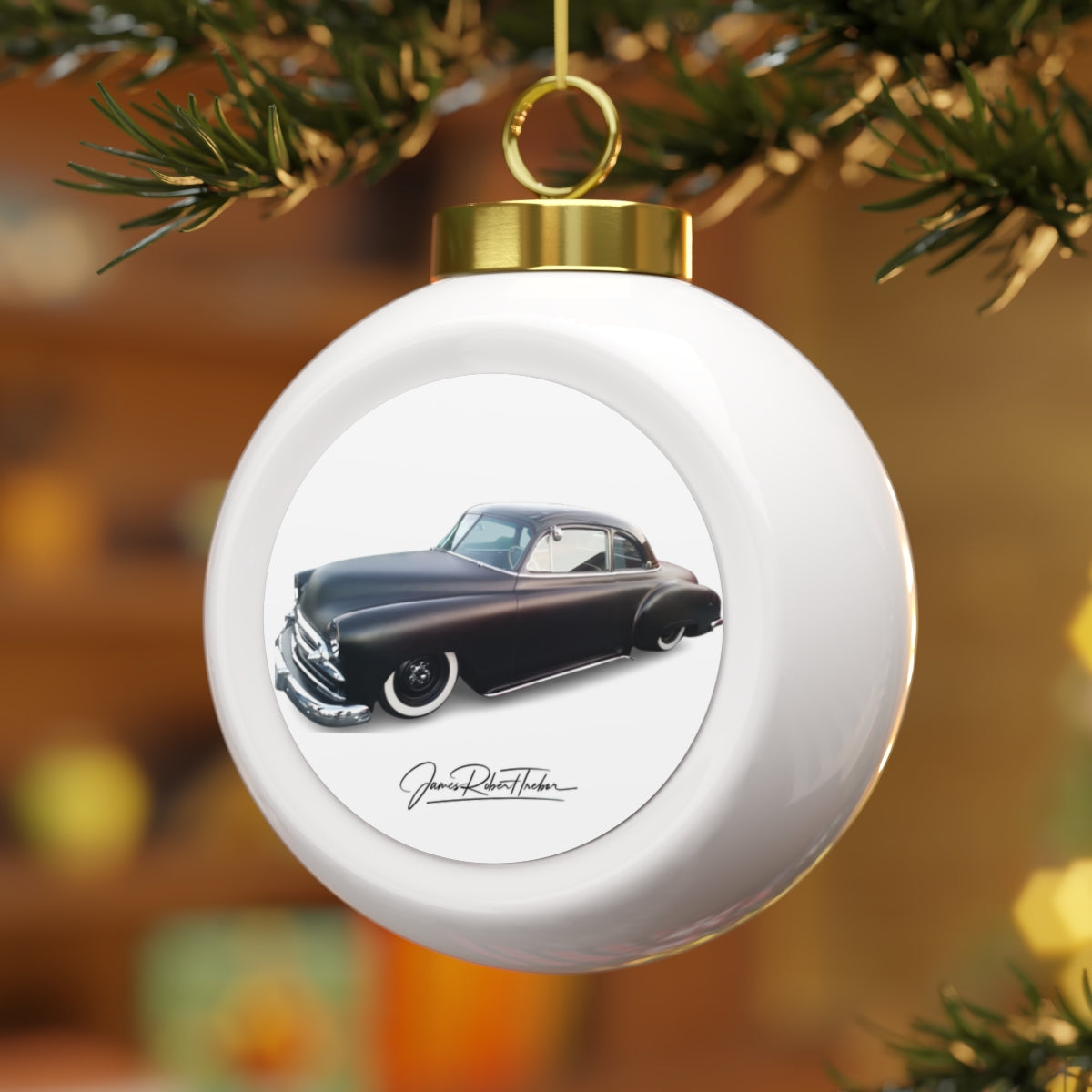 Hotrods Christmas Ball Ornament