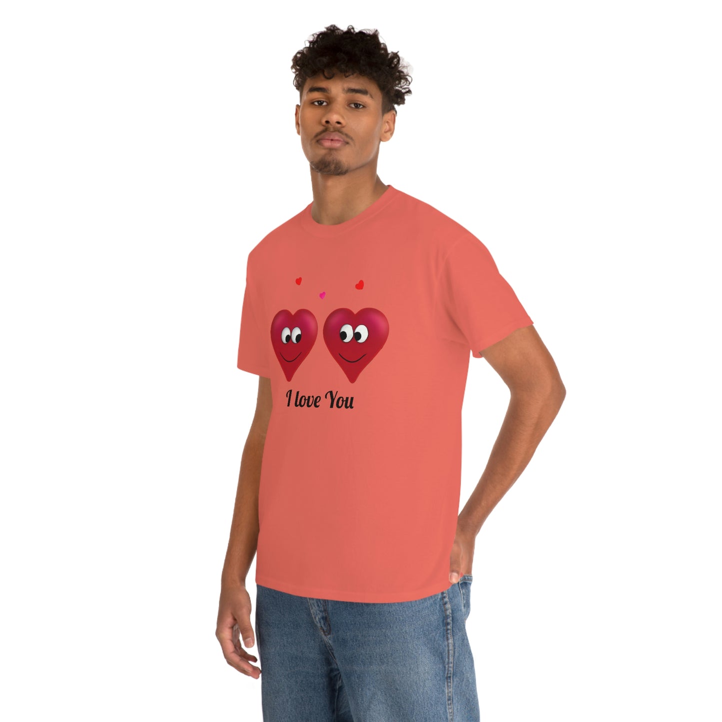 Valentine's "I Love You" Unisex Heavy Cotton Tee