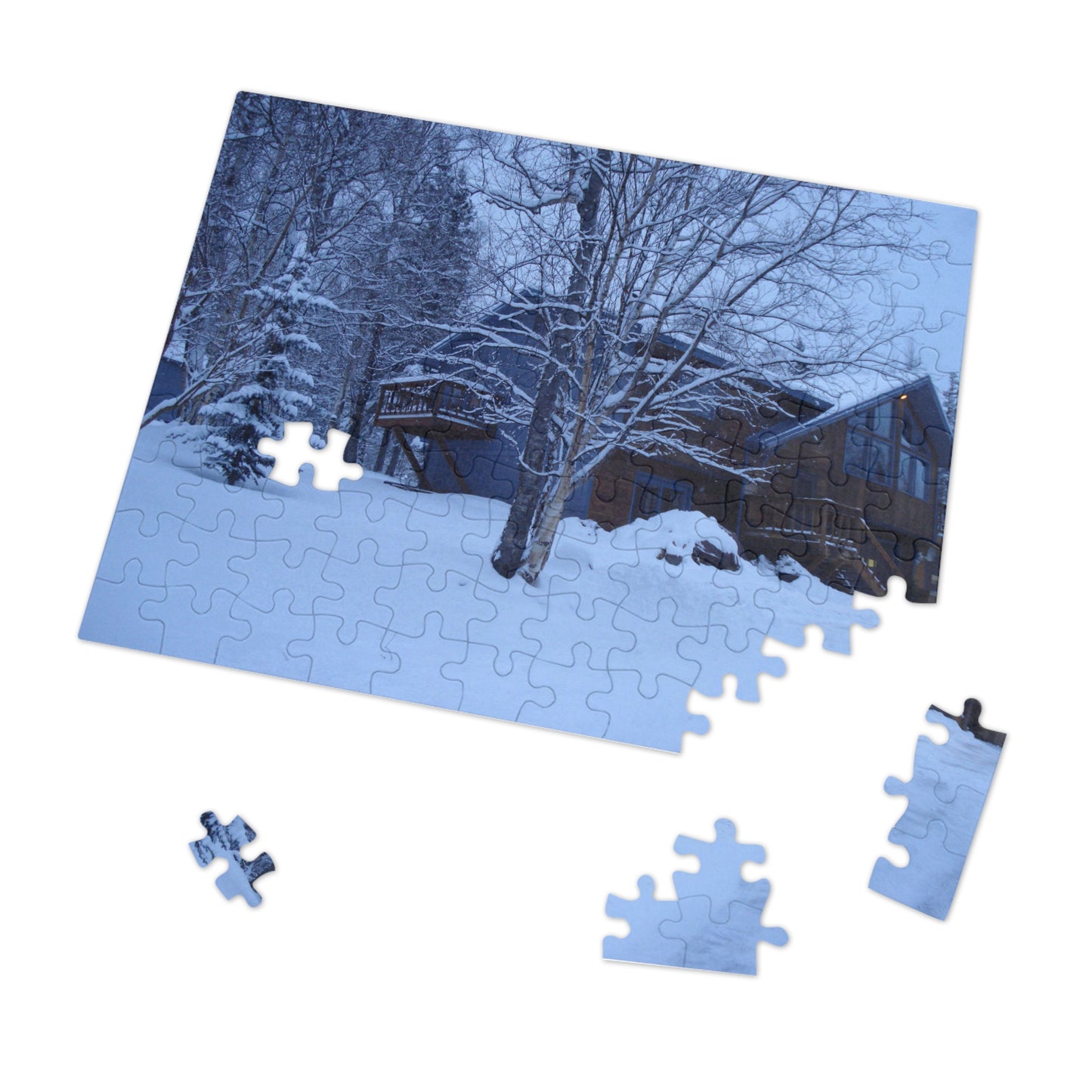 Snow House Jigsaw Puzzle (30, 110, 252, 500,1000-Piece)