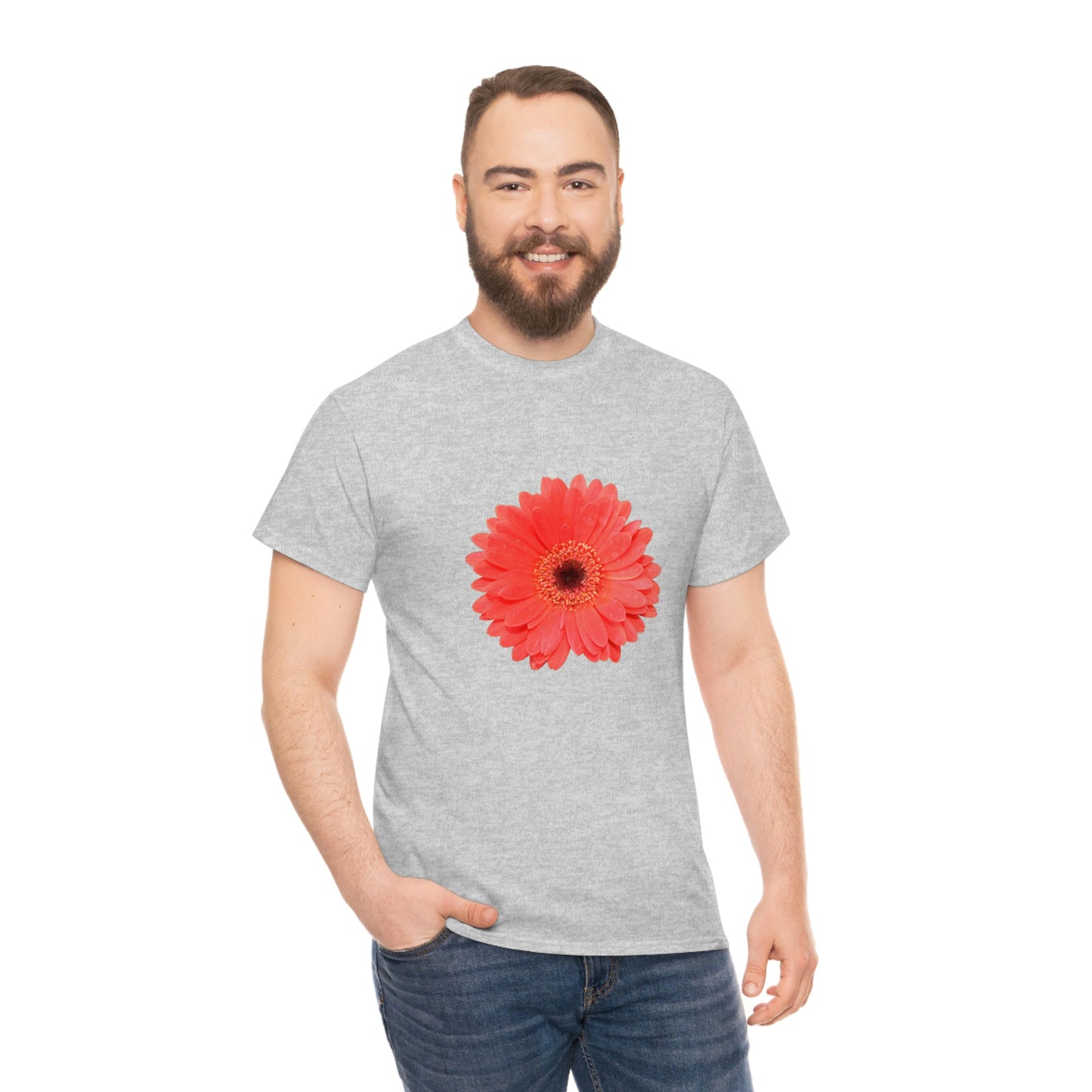 Floral Unisex Heavy Cotton Tee