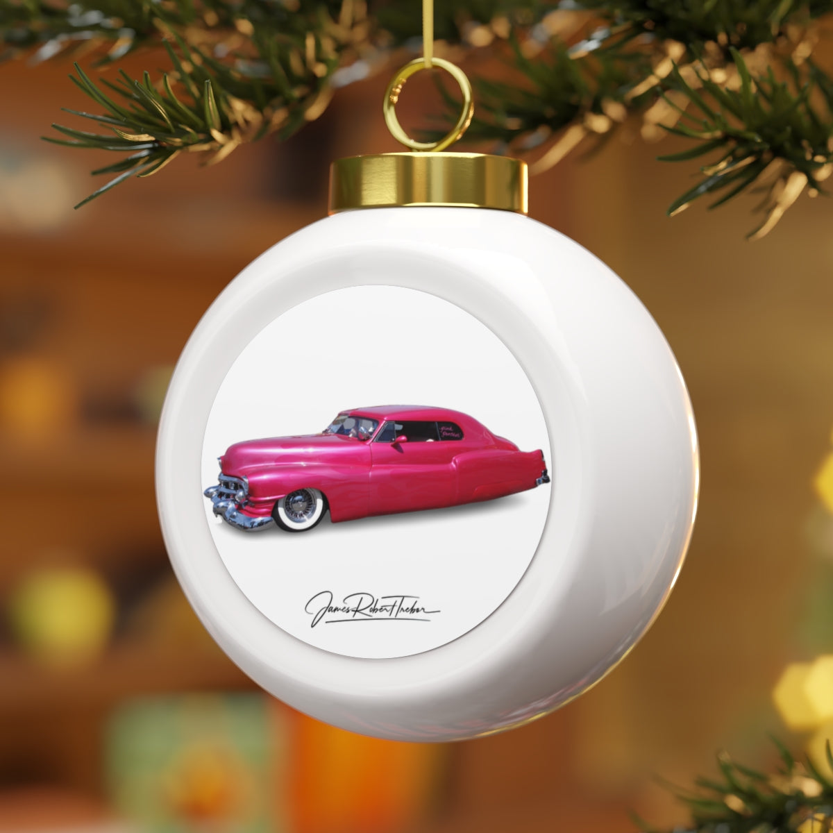 Hotrods Christmas Ball Ornament