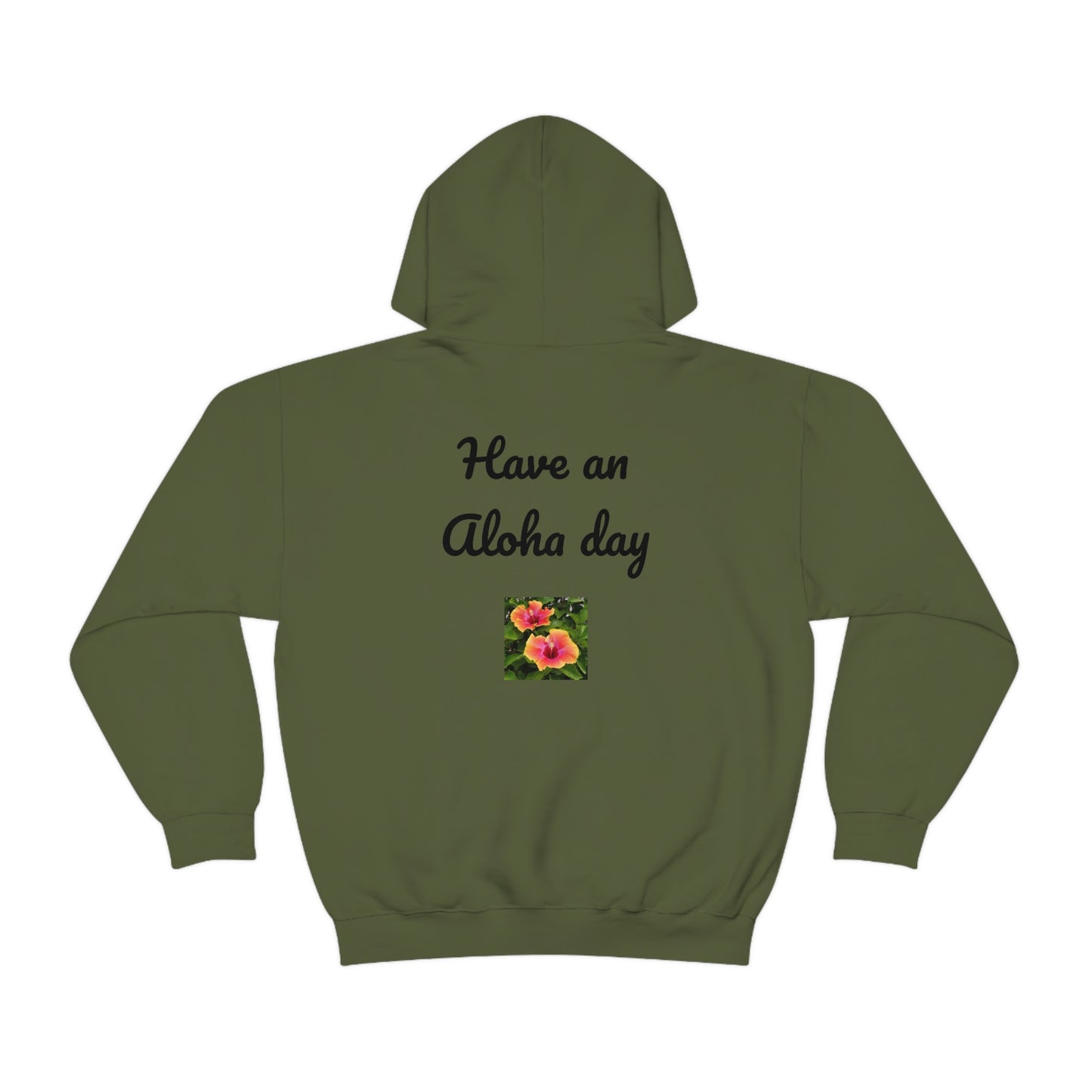 Islander Hibiscus Unisex Heavy Blend™ Hooded Sweatshirt