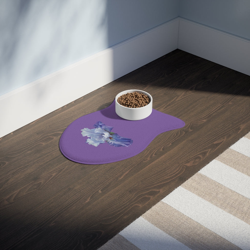 Floral "Iris" Pet Feeding Mats