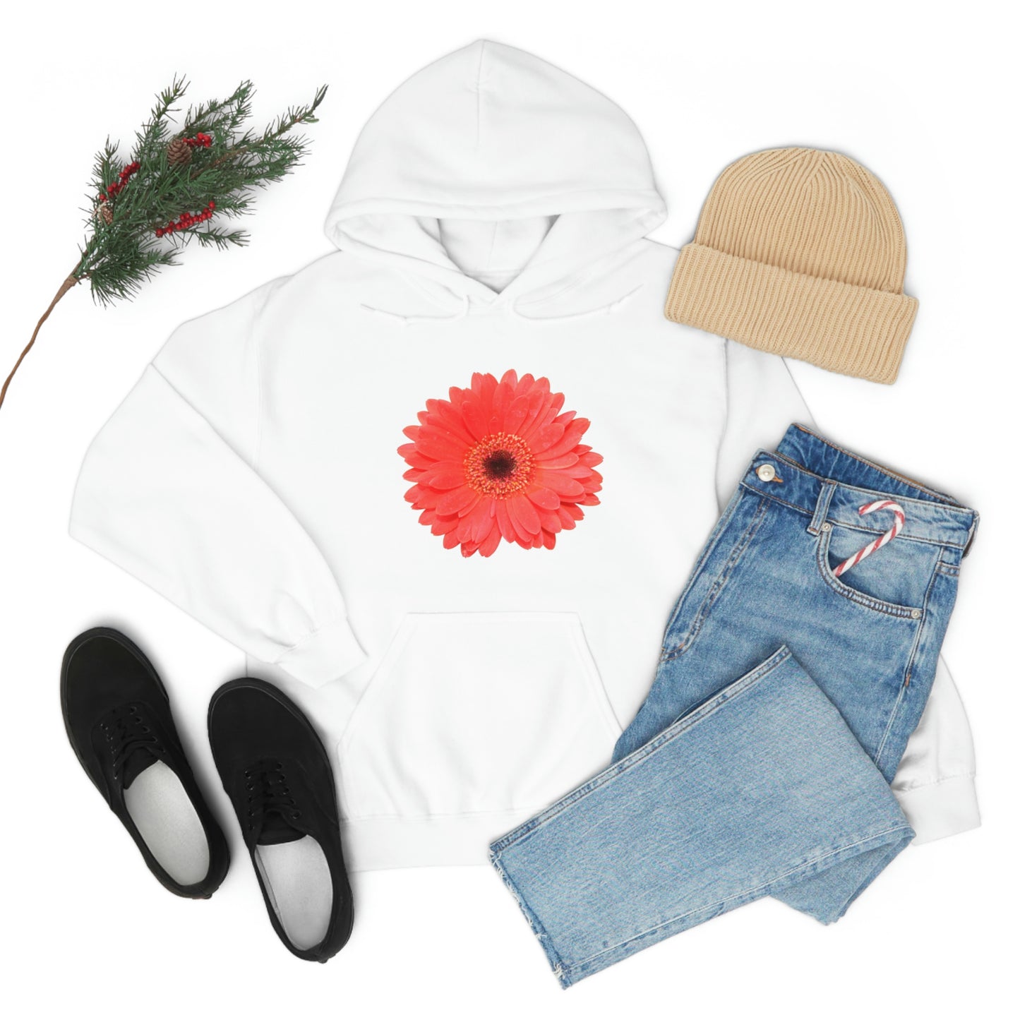 Floral Unisex Heavy Blend™ Hooded Sweatshirt