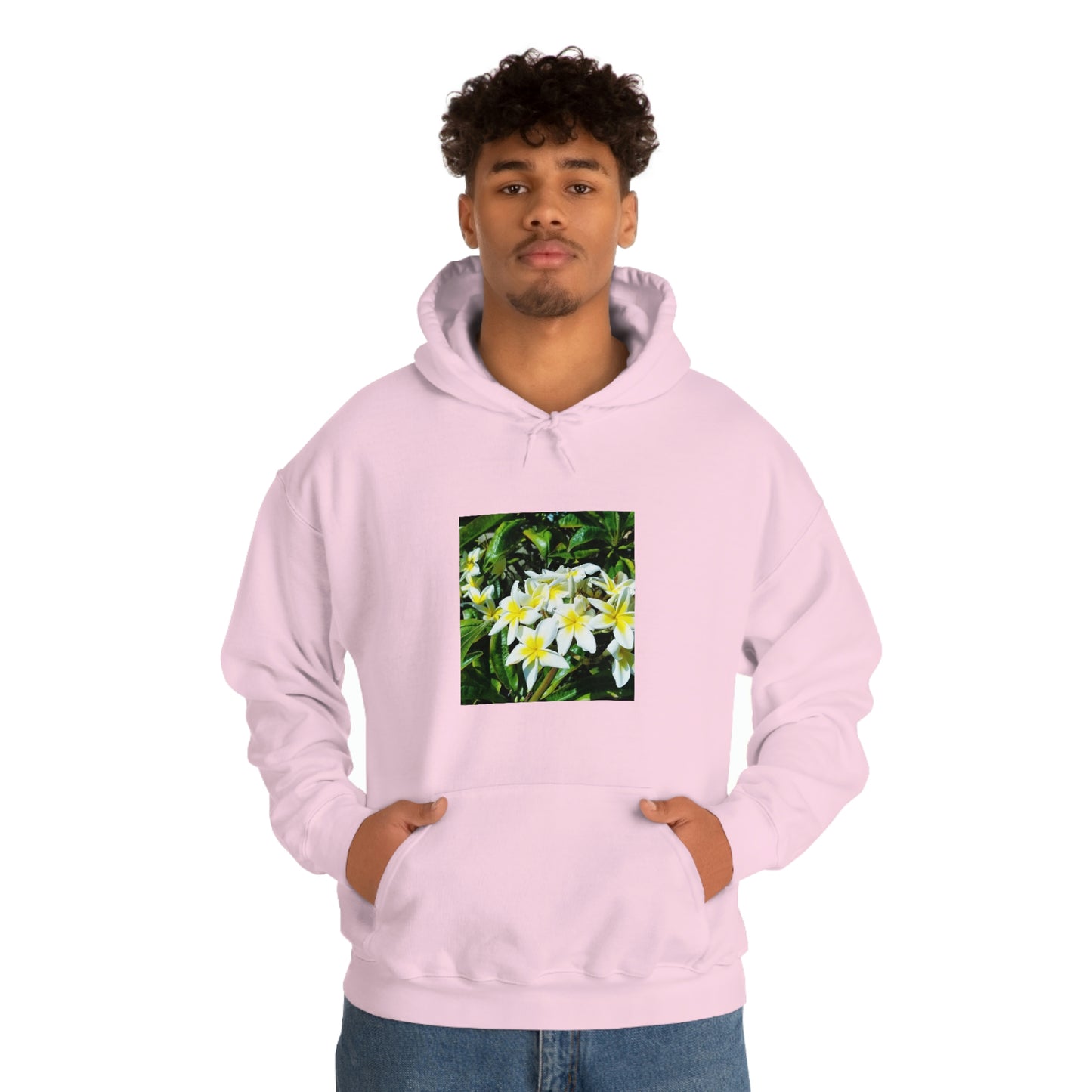 Islander Plumeria Unisex Heavy Blend™ Hooded Sweatshirt