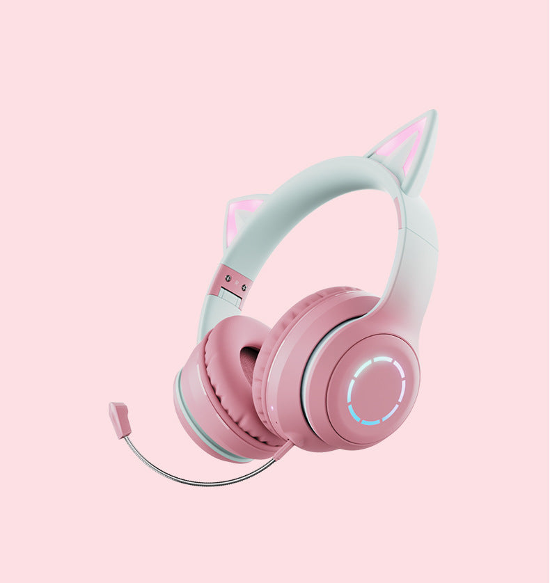 New Cat Ear Luminous Electric Competition Wireless Headphone